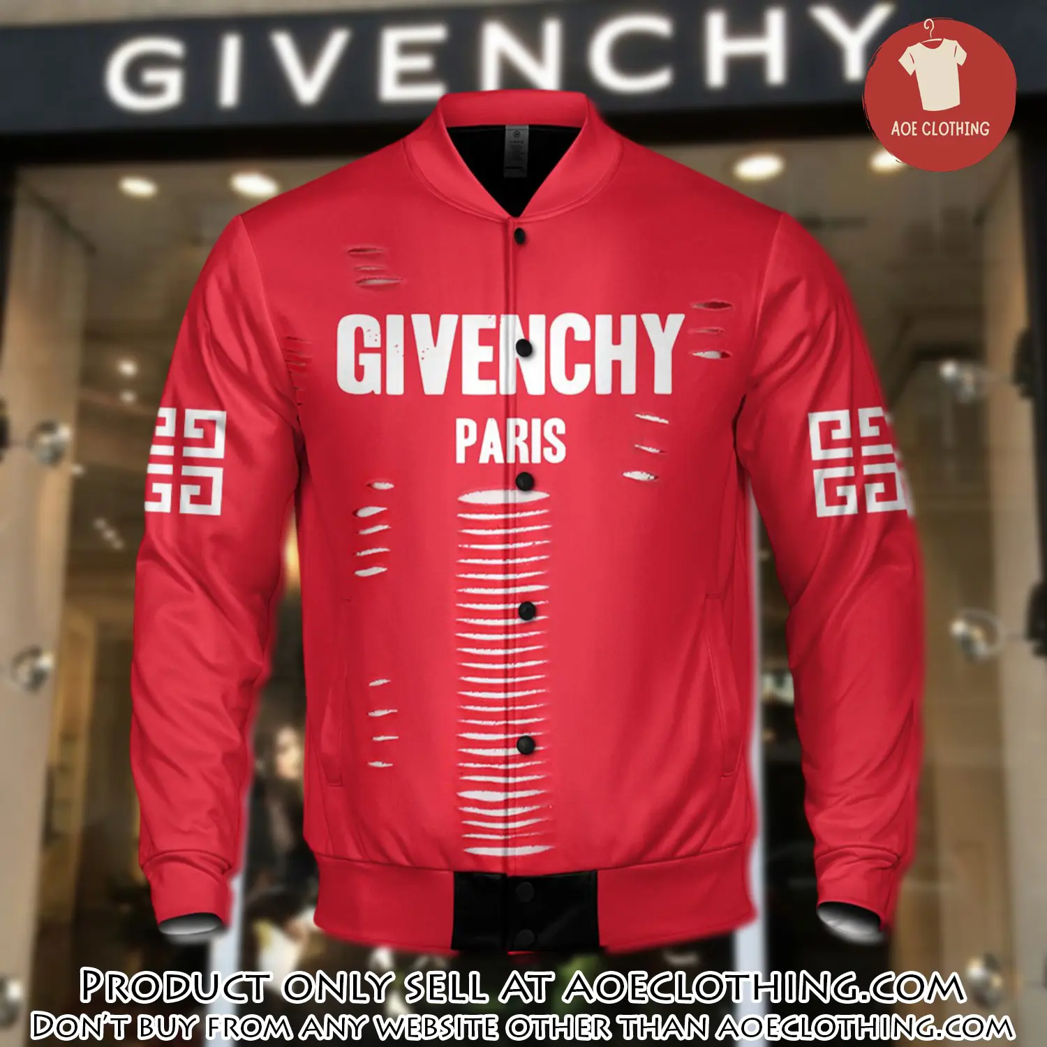 Luxury givenchy varsity premium baseball jacket bjv1047 aoe2137220